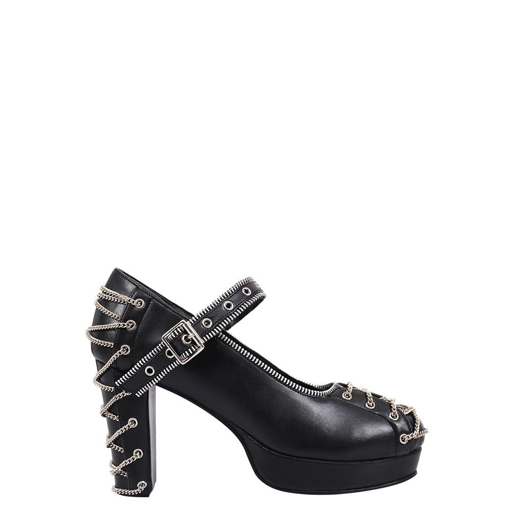Ives Black Gothic Shoe