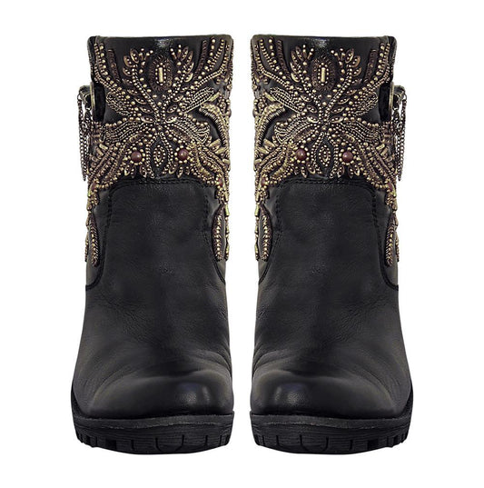 Dariele Genuine Sheep Napa Leather Boot