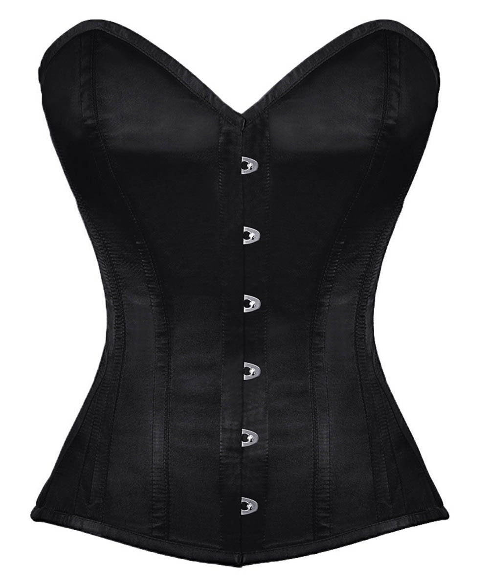 Verel Black Gothic Corset Overbust for Plus Size