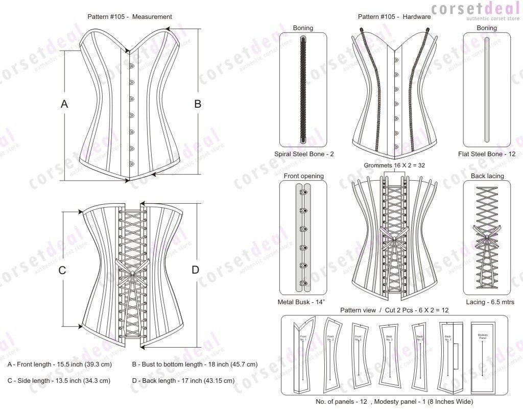 Aalia White Corset