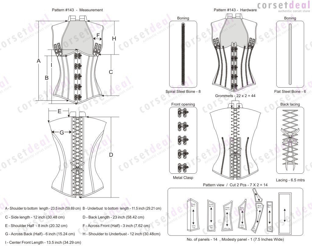 Rhian Steampunk Corset