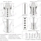 Alaina Steampunk Steel Corset