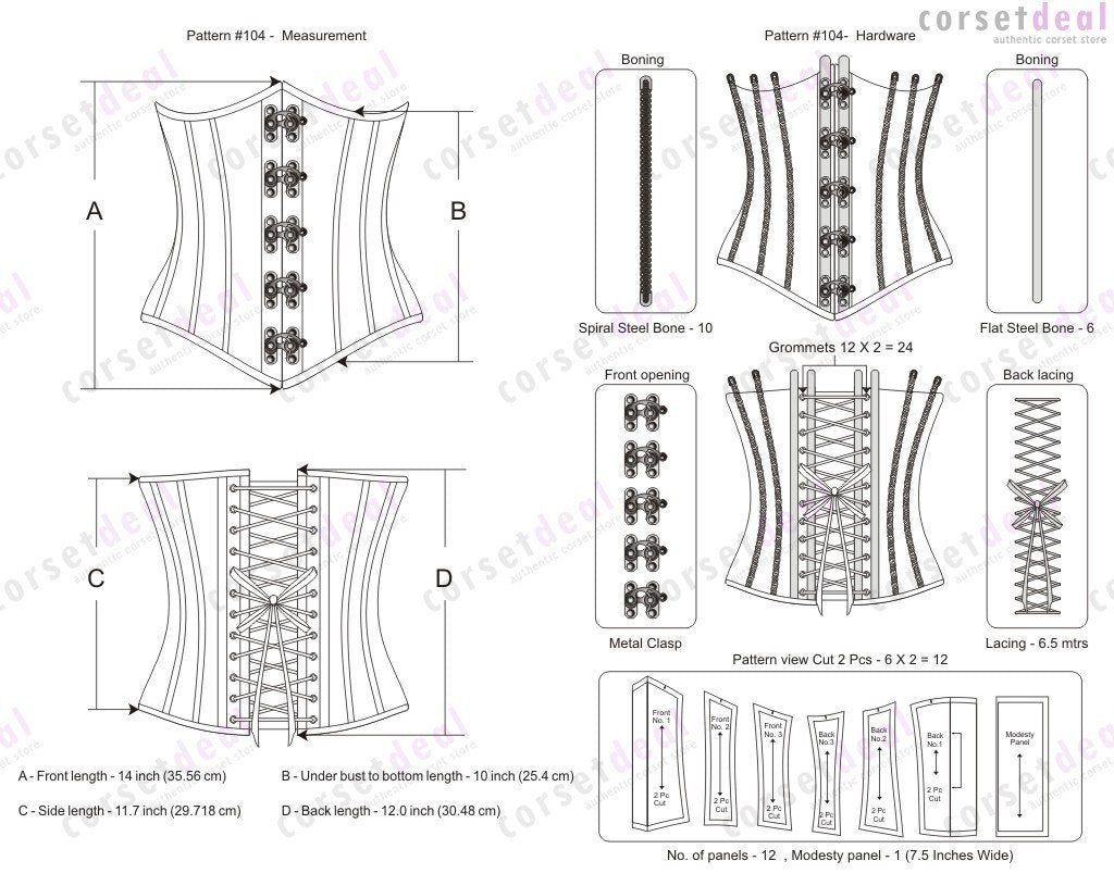Sallai Steampunk Corset