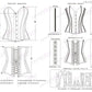 Advent Burlesque Steel Boned Plus Size Corset