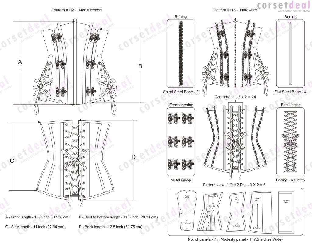 Abbey Steampunk Corset