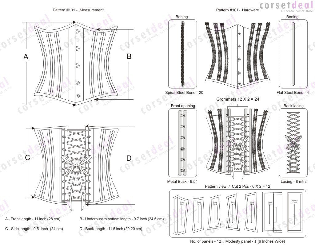 Alondra White Waist Training Corset