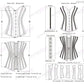Lynn Black Gothic Waist Training Corset