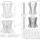 Adelle White Waist Training Corset
