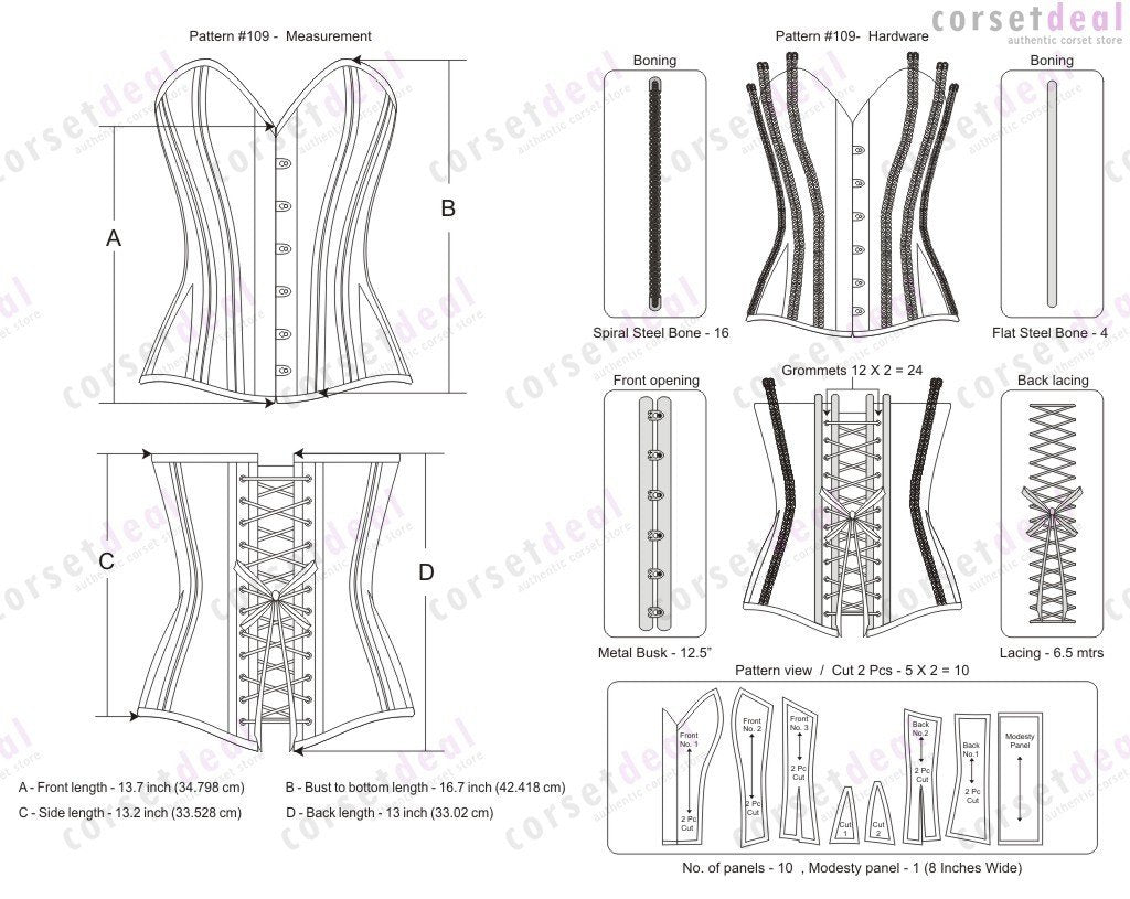 Tempeste Waist Training Corset